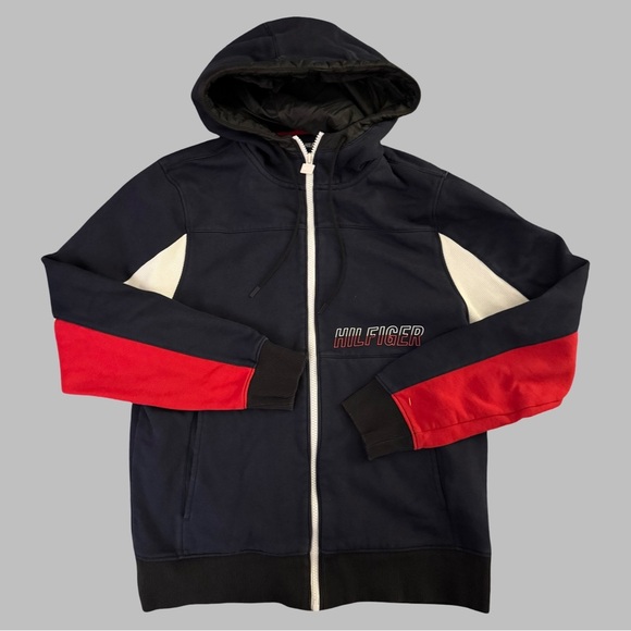 TOMMY HILFIGER Men’s Colorblock Hoodie - Picture 2 of 16